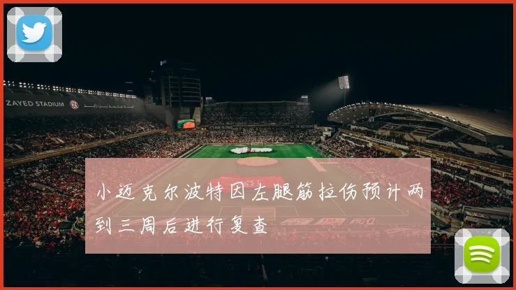 小迈克尔波特因左腿筋拉伤预计两到三周后进行复查